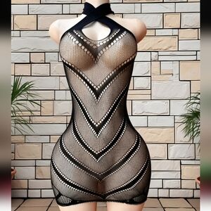 Black Sheer Bodysuit